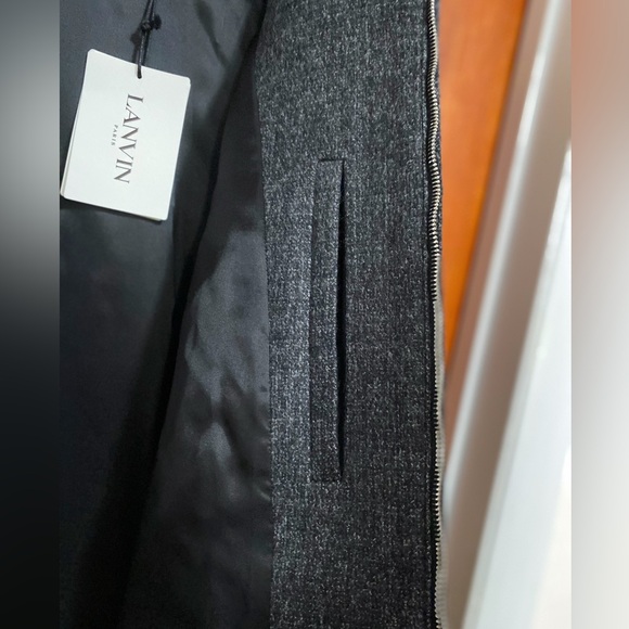 Lanvin Wool-Blend Bomber Jacket size 48/us size M - Picture 10 of 16